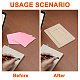 MAYJOYDIY 2pcs Wooden Sticky Note Holder Sticky Note Dispenser 7.8×5.5×0.4inch Memo Pen Notepad Holder Desktop Organizer for Office Desk Home School Office Supplies & Accessories WOOD-WH0001-07C-5