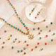 ARRICRAFT 240Pcs 8 Colors Synthetic Malachite Beads G-AR0004-25-2