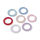 Cadres de perles acryliques opaques de placage uv PACR-M003-03-1