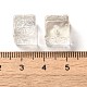 Perle di vetro trasparente&nbsp;GLAA-A012-04K-3
