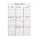 Magnetic Dry Erase Weekly Calendar for Fridge AJEW-E043-06-3