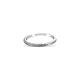 スターリングシルバーキュービックジルコニアエタニティバンド結婚指輪をtinysand  銀  17.3mm TS-R151-S-8-3