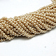 Eco-Friendly  Dyed Glass Pearl Round Beads Strands HY-A002-8mm-RB019-1