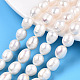 Natural Cultured Freshwater Pearl Beads Strands PEAR-N012-09C-1