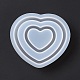Stampi in silicone alimentare a forma di doppio cuore fai da te SIMO-D001-13-3