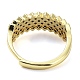 Brass Micro Pave Cubic Zirconia Rings RJEW-E077-04G-3