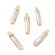 Colgantes de perlas keshi naturales barrocas PEAR-P004-69KCG-1
