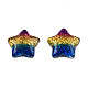 Cabochons de la resina del arco iris CRES-Q197-46-2