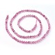 Chapelets de perles en tourmaline naturelle X-G-F619-20A-3mm-2