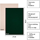 ジュエリー植毛織物  ポリエステル  自己粘着性の布地  長方形  濃い緑  29.5x20x0.07cm DIY-BC0010-23K-2
