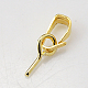 Brass Peg Bails Pin Pendants IFIN-H027-G-2