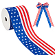 Independence Day Polyester Ribbon OCOR-WH0078-18C-1