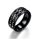 201 Edelstahl-Strass-Fingerring&nbsp;FS-WGE7DD5-07-1