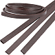 Gorgecraft 3 шт. плоский кожаный шнур для ювелирных изделий WL-GF0001-16D-01-1