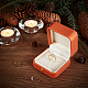 PU Leather Brooch Jewelry Box CON-WH0088-34-4