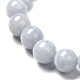 Ensemble de bracelet extensible en perles d'aigue-marine naturelle pour homme femme fille cadeau BJEW-JB06709-12