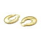 Brass Donut Hoop Earrings for Women EJEW-F296-01G-3