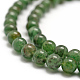 Chapelets de perles en aventurine vert naturel X-G-E380-02-6mm-3