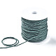 木綿糸ワックスコード  ダークシアン  1mm  約10.93ヤード（10m）/ロール YC-TD001-1.0mm-10m-275-3