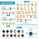 Kit de recherche de fabrication de bijoux de pierre de naissance bricolage FIND-TA0002-12-3