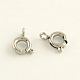304 Stainless Steel Spring Ring Clasps STAS-R065-24-1