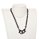 Personalized Nylon Cable Chain Necklaces NJEW-JN02940-04-4