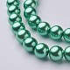 Chapelets de perles en verre nacré HY-12D-B64-2