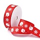 20 Yards bedrucktes Ripsband aus Polyester mit Weihnachtsmann-Motiv OCOR-K005-01A-1
