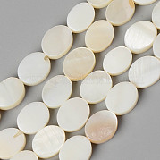 Нити бусин из натуральных пресноводных ракушек SHEL-N026-73