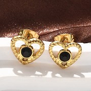 Серьги-гвоздики из нержавеющей стали 304 EJEW-F361-06G