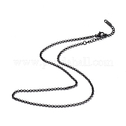 304 Stainless Steel Rolo Chain Necklace for Men Women NJEW-K245-022C