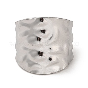 304 Stainless Steel Open Cuff Ring RJEW-Z015-01P