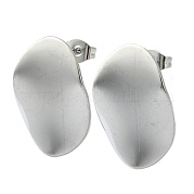 Серьги-гвоздики из нержавеющей стали 201 EJEW-K270-07P