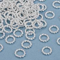 Pandahall 50pcs 925 Sterling Silver Soldered Closed Loop Jump Rings Round  Jump Rings Wire Connector for Jewelry Making Keychains Charm 4x0.7mm