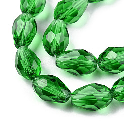 Filo di perline in vetro&nbsp;LS-GLAA-R024-11x8mm-6