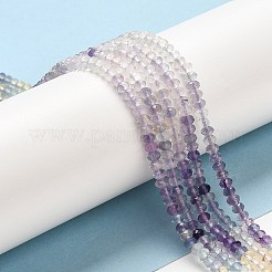 Природного флюорита бисер нитей&nbsp;G-E608-C10-A