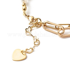 Bracelets de perles de coquillages ronds&nbsp;X1-BJEW-TA00008