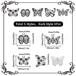 Подвески из сплава эмали 20шт 5 стиля&nbsp;ENAM-SC0003-92
