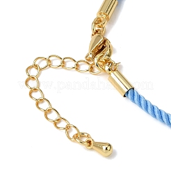 Fabrication de bracelets avec cordon en nylon rond torsadé de 2 mm&nbsp;MAK-F038-A25