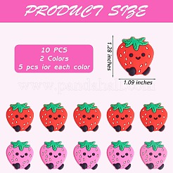 10шт 2 цвета силиконовые бусины&nbsp;JX760A