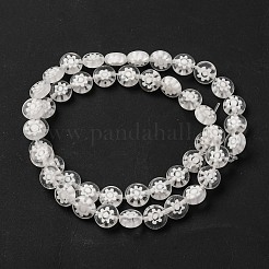 Ручной работы millefiori стеклянные бусины нитки&nbsp;LAMP-G164-12K