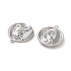 Pendentifs en laiton zircon cubique transparent&nbsp;KK-G481-05P