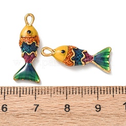 304 Edelstahl-Emaille-Anhänger&nbsp;STAS-Z193-13G-02A