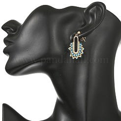 Pendientes de botón de acero inoxidable 304&nbsp;EJEW-MZ00756-01