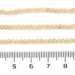 Fili di perle di apatite giallo naturale&nbsp;G-N342-20A-01