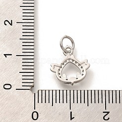 Cremagliera placcatura micro ottone spianare pendenti zirconi&nbsp;KK-H508-28P-11