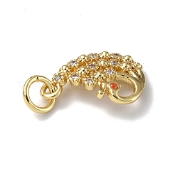 Латунные микро проложить кубического циркония подвески&nbsp;ZIRC-F131-20G