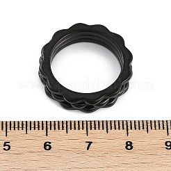 Anello da dito in acciaio inossidabile 304 per donna&nbsp;RJEW-A052-01A-EB