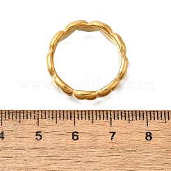 Fingerring aus Edelstahl 304&nbsp;RJEW-C125-01G
