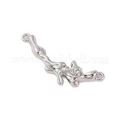 Legierung Kristall Strass Zweig Verbinder Anschluss Charms&nbsp;FIND-Z053-06P